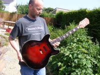 red/black burst nitrocellulose on maple&nbsp;&copy;&nbsp;2026&nbsp;Guitar Angel