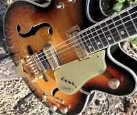 1966 Gretsch Viking rebinding work and part refinish to the neck and body outer burst&nbsp;&copy;&nbsp;2026&nbsp;Guitar Angel