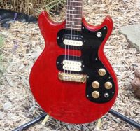 Heritage Cherry on mahogany 1966 gibson melody maker refinish&nbsp;&copy;&nbsp;2026&nbsp;Guitar Angel